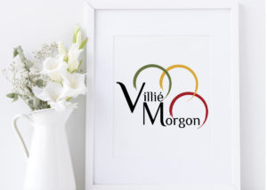 création logo mairie de villie-morgon - beaujolais rhone 69